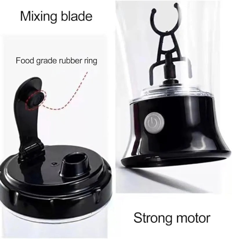 Electric Shaker Cup Detachable Battery Vortex Mixing for Protein/Coffee